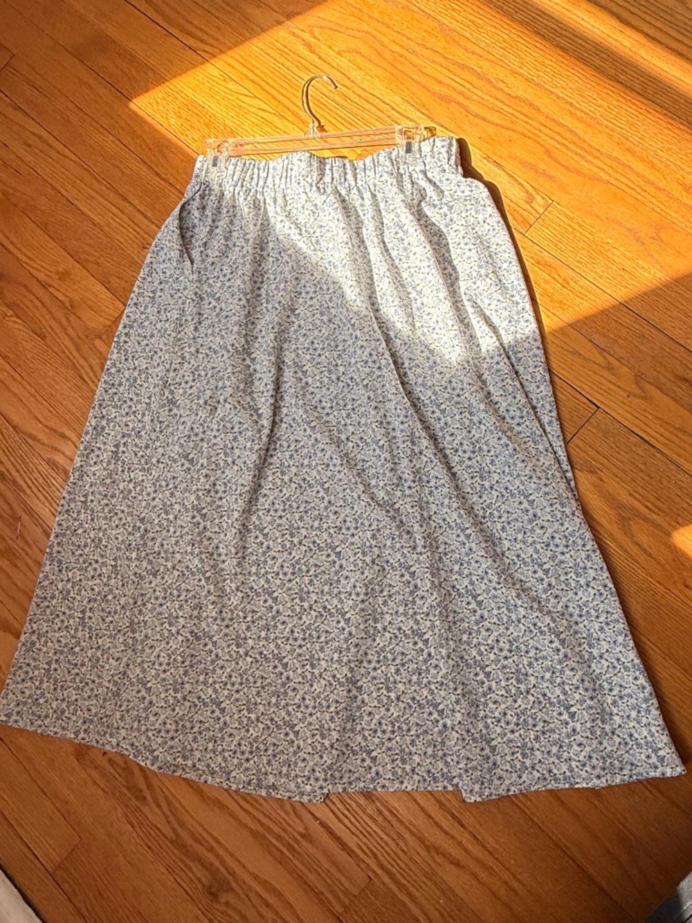 SHEIN Floral Midi Skirt